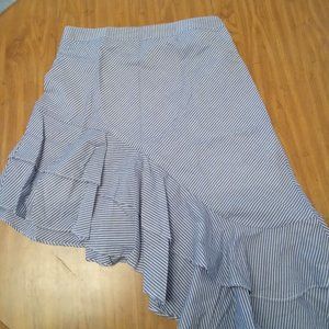 A.n.d EA WY Ruffled Asymetrical Skirt.
